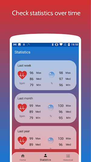 Pulse Oximeter Tracker Screenshot 2