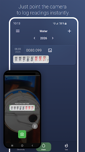 UtilityTrack - Meter readings Screenshot 1