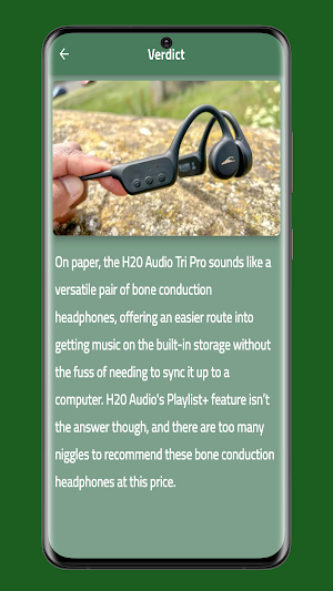 H20 Audio Tri Pro Guide Screenshot 3
