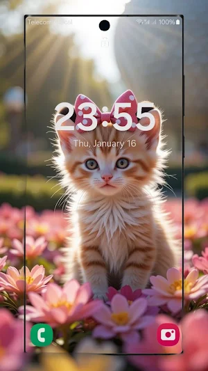 Kitten cute Wallpaper Screenshot 2