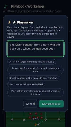 Playbook Workshop Screenshot 3