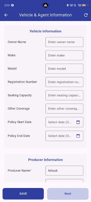AutoInsure Screenshot 2