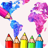 coloring world maps countries