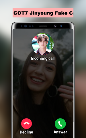 Jinyoung Fake Call Screenshot 0