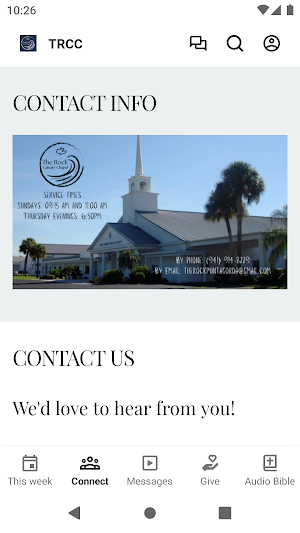 The Rock Calvary Chapel Screenshot 1