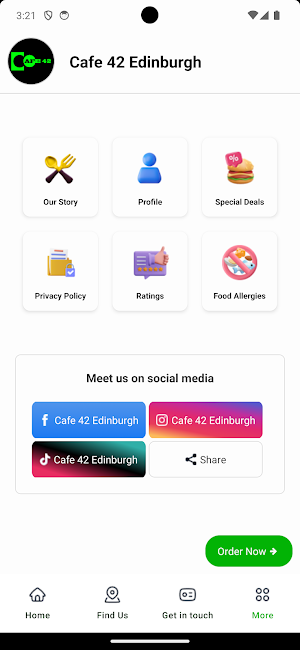 Cafe 42 Edinburgh Screenshot 3