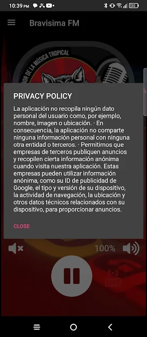 BravisimaFM Screenshot 2