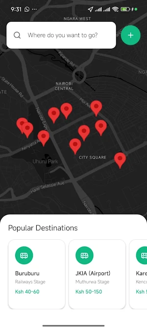 MatatuGo: Matatu Stage Locator Screenshot 1