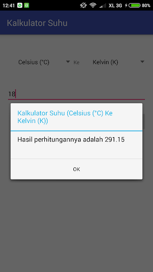 Menghitung Skala Suhu Screenshot 3