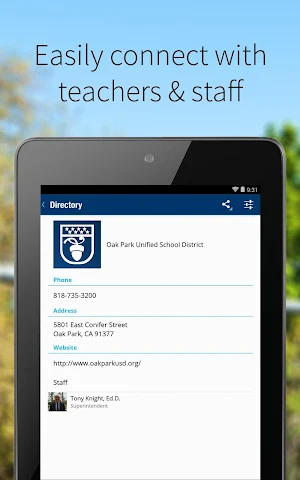 Oak Park USD Screenshot 1