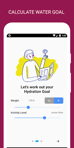 Water Tracker Reminder Screenshot 3