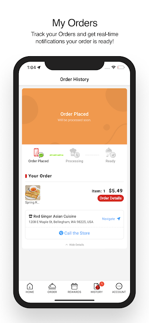 Red Ginger Asian Cuisine Screenshot 2