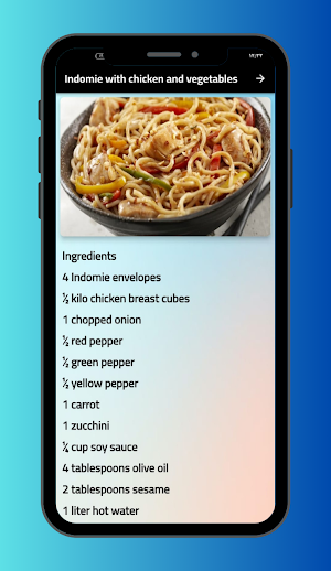 Noodles recipes Screenshot 1