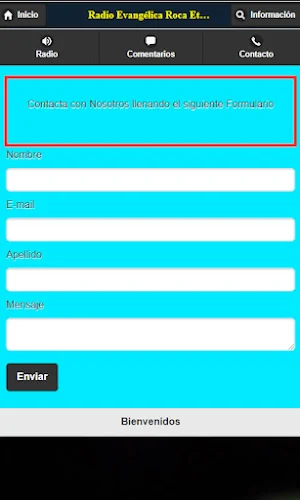 Radio Evangélica Roca Eterna Screenshot 3