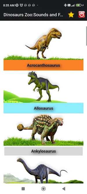 Dinosaurs Zoo:Sounds and Facts Screenshot 2