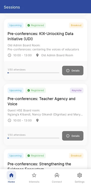 EE4A Conference Screenshot 1