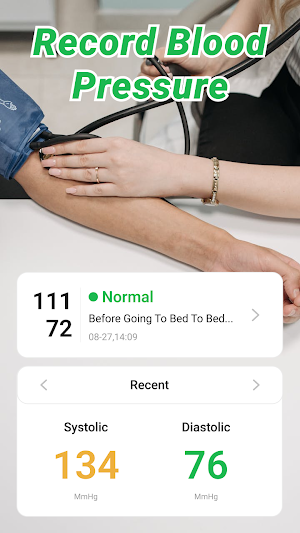 HealthPal: Blood pressure app Screenshot 0