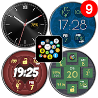 "Varied" watch face pack 1 for Bubble Clouds