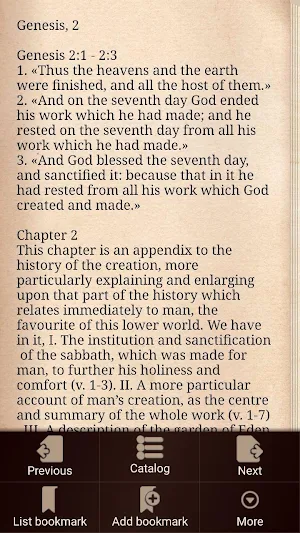 Matthew Henry Bible Commentary Screenshot 1