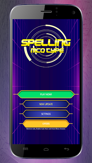 Spelling MCQ Type Screenshot 0
