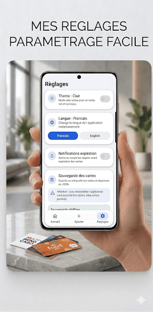 Carte Cadeau Wallet Gift Card Screenshot 1