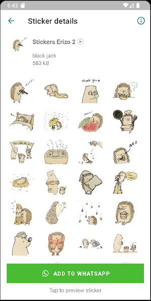 Stickers de Erizos Screenshot 2