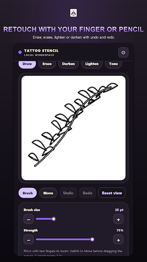 Tattoo Stencil Maker: Print Screenshot 2