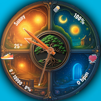 4 Parts Season Watch Face