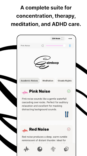 Calmloop: Noise EMDR Breathing Screenshot 0