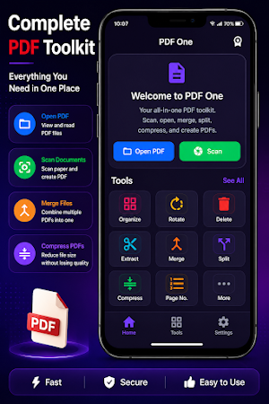 PDF One - edit,split,merge Screenshot 0