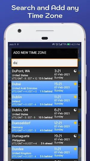 World Time Zones & Navigation Tools Screenshot 0