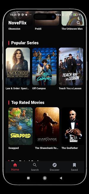 NoveFlix TV : Filmes e Séries Screenshot 1