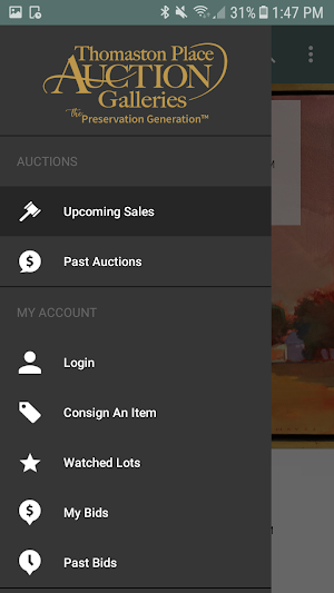 Thomaston Auction Screenshot 3
