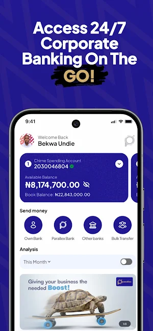 Parallex Corporate Mobile Screenshot 0