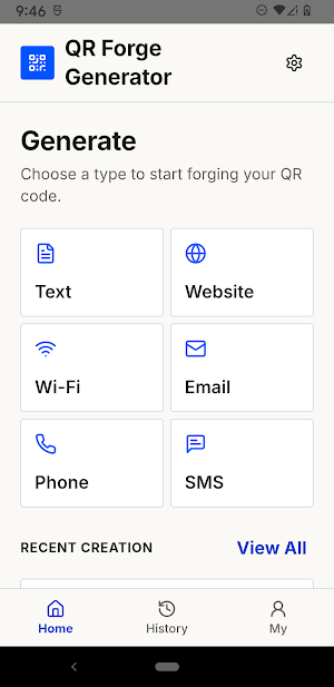 QR Forge Generator Screenshot 0