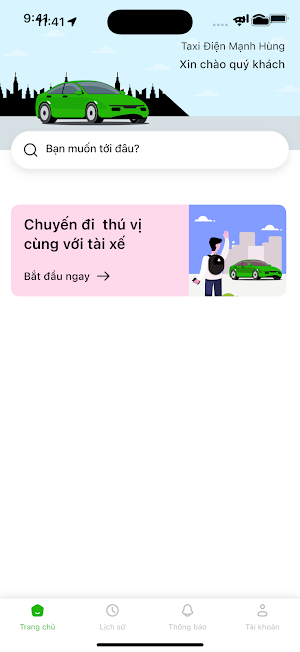 Taxi Điện Mạnh Hùng Screenshot 0