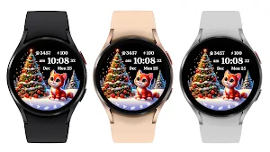 AZ274 Christmas Watch Cat Face Screenshot 1