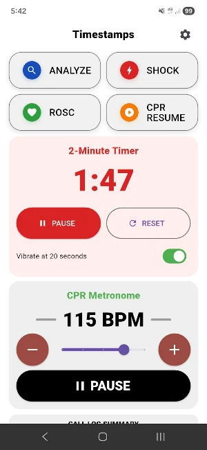CPR Metronome Screenshot 0