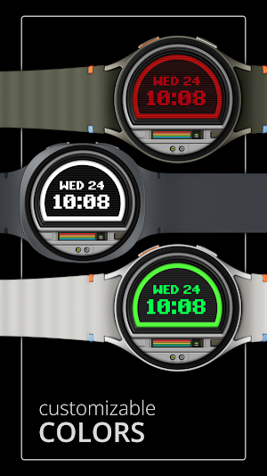 DADAM135: Retro CRT Watch Face Screenshot 2