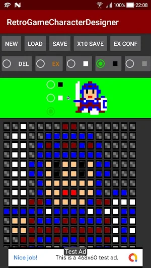 Retro Game Character Designer Screenshot 0
