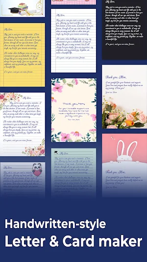 Handwritten Letters: Make Card Screenshot 0