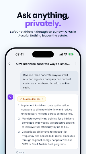 SafeCloud: Files & Private AI Screenshot 2