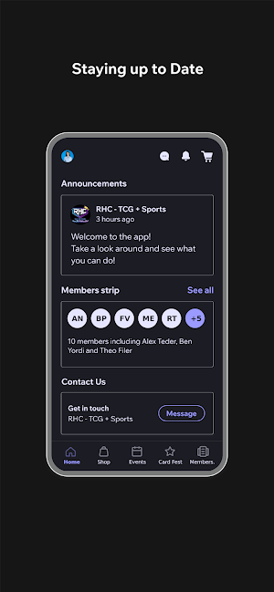 RHC - TCG + Sports Screenshot 0