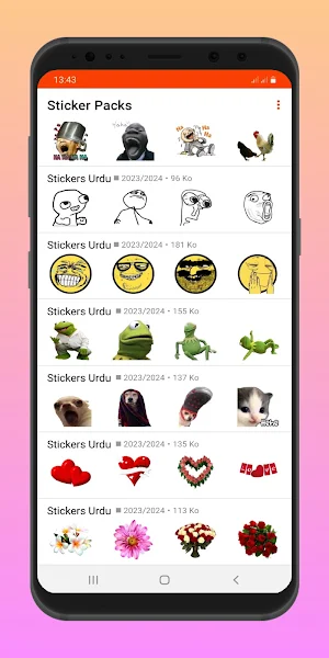 Stickers Urdu Screenshot 2