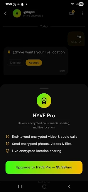 HYVE Screenshot 2