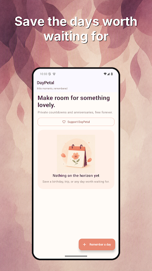 DayPetal: Countdown Widget Screenshot 2