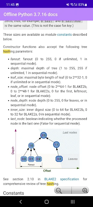 Python 3.7.16 docs Screenshot 2