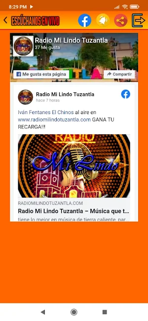Radio Mi Lindo Tuzantla Screenshot 2