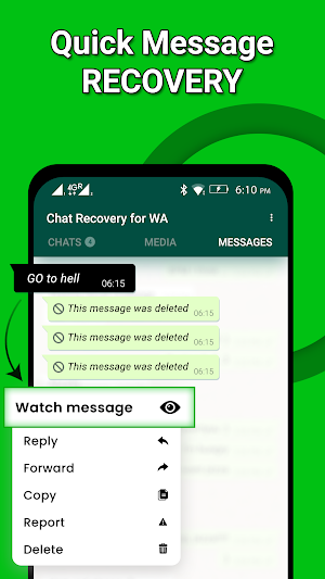 Recover WA Deleted Messages Screenshot 1