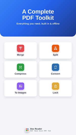 Doc Reader: PDF Word Excel Screenshot 1